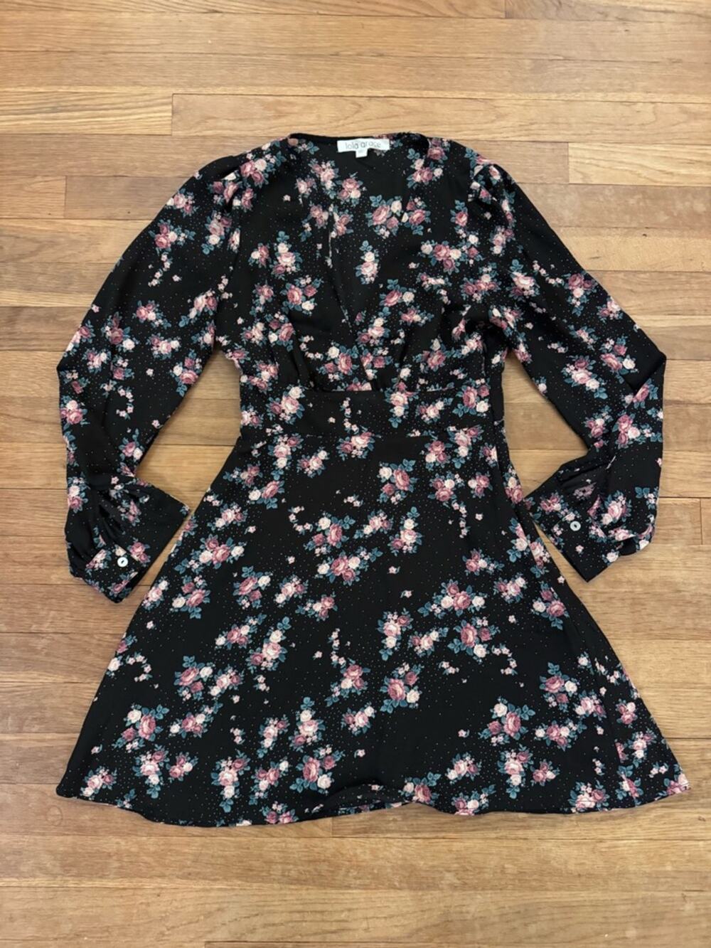 Lola Grace Women's Floral Fit & Flare Mini Dress - Size S
 b35